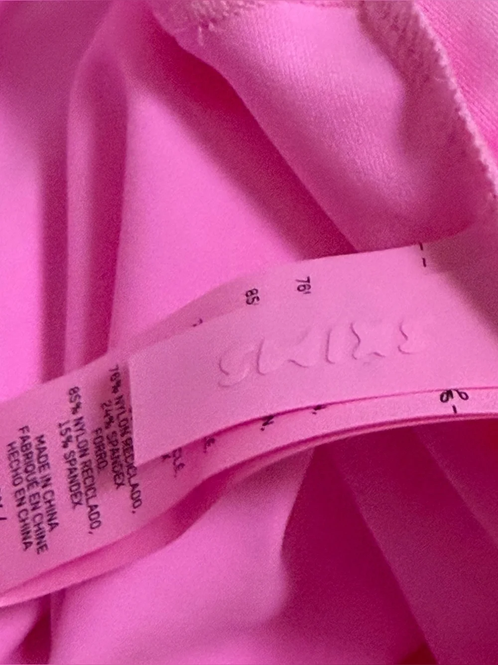 SKIMS Recycled Swim T Shirt Short Sleeve Taffy Hot Pink Sz 2X